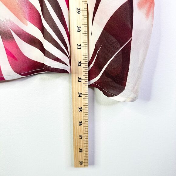 Maggie Barnes Catherines Top Women 5X Plus Chiffon Tunic Kaftan Classic NWOT - Picture 6 of 7